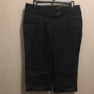 Maurices Black Cropped Pants